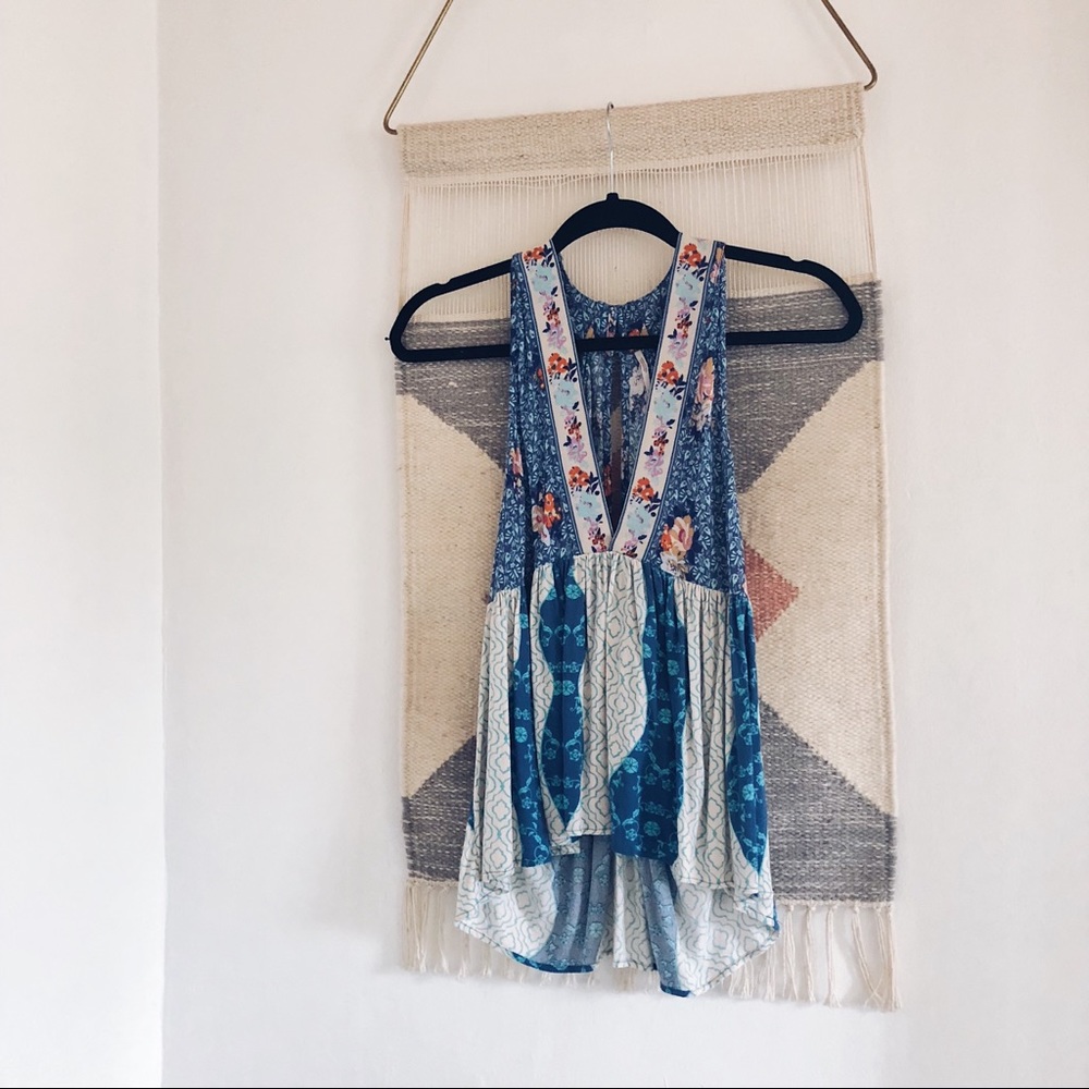 Free People Floral Top // Small // Brand new!!